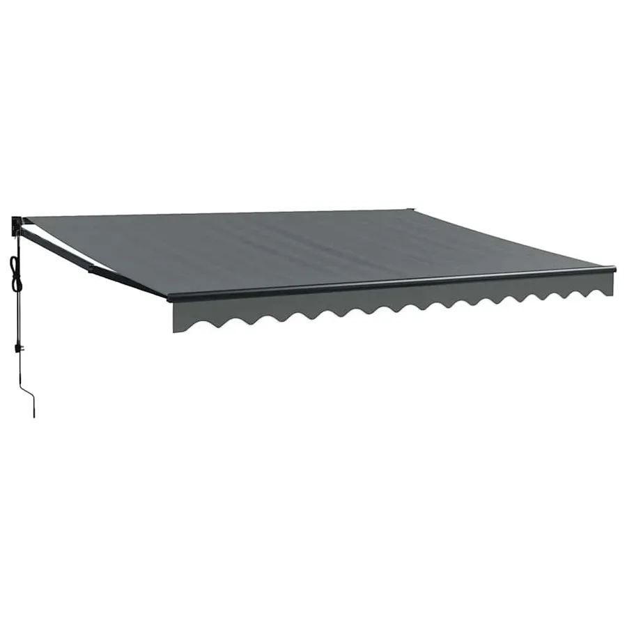 Auvent rétractable automatique anthracite 4x3 m - 2