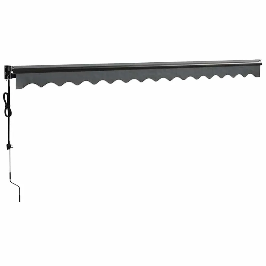 Auvent rétractable automatique anthracite 4x3 m - 4