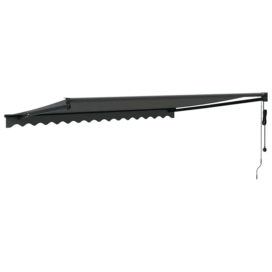 Auvent rétractable automatique anthracite 4x3 m - 5