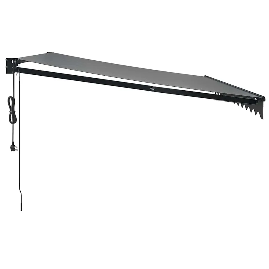 Auvent rétractable automatique anthracite 4x3 m - 6