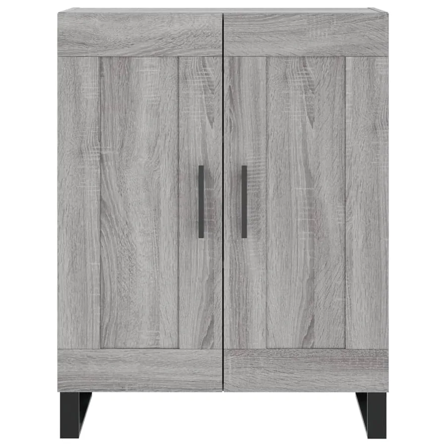 Buffet sonoma gris 69,5x34x90 cm bois d'ingénierie - 5