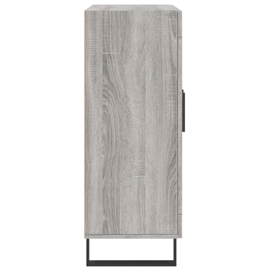 Buffet sonoma gris 69,5x34x90 cm bois d'ingénierie - 7