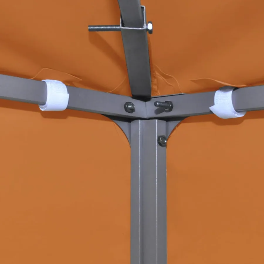 Recouvrement de remplacement d'auvent 310 g/m² Orange 3x3 m - 4