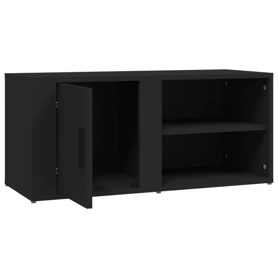 Meubles TV 2 pcs Noir 80x31,5x36 cm Bois d'ingénierie - 8