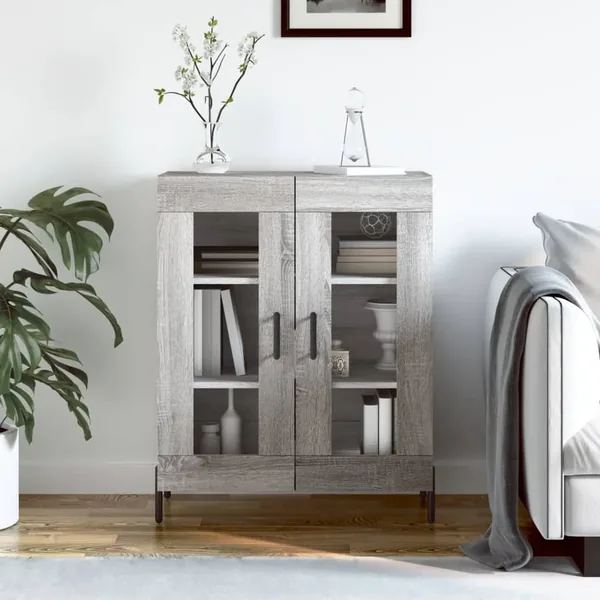 Buffet sonoma gris 69,5x34x90 cm bois d'ingénierie