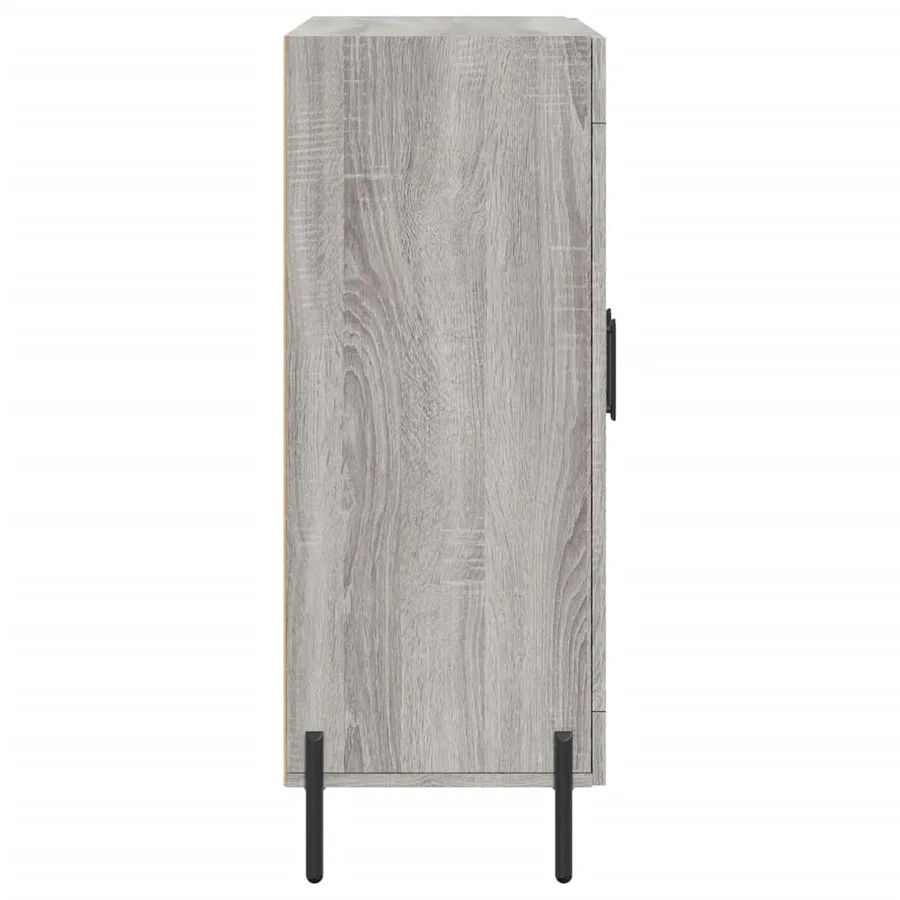Buffet sonoma gris 69,5x34x90 cm bois d'ingénierie - 7