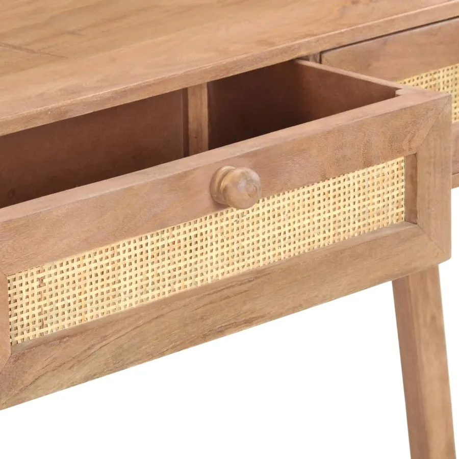 Table console 100x35x76 cm Bois de manguier massif - 5