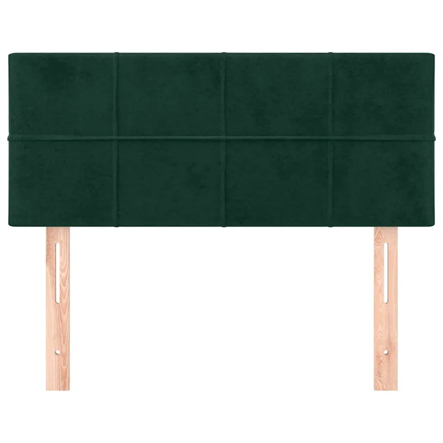 Tête de lit Vert foncé 80x5x78/88 cm Velours - 3