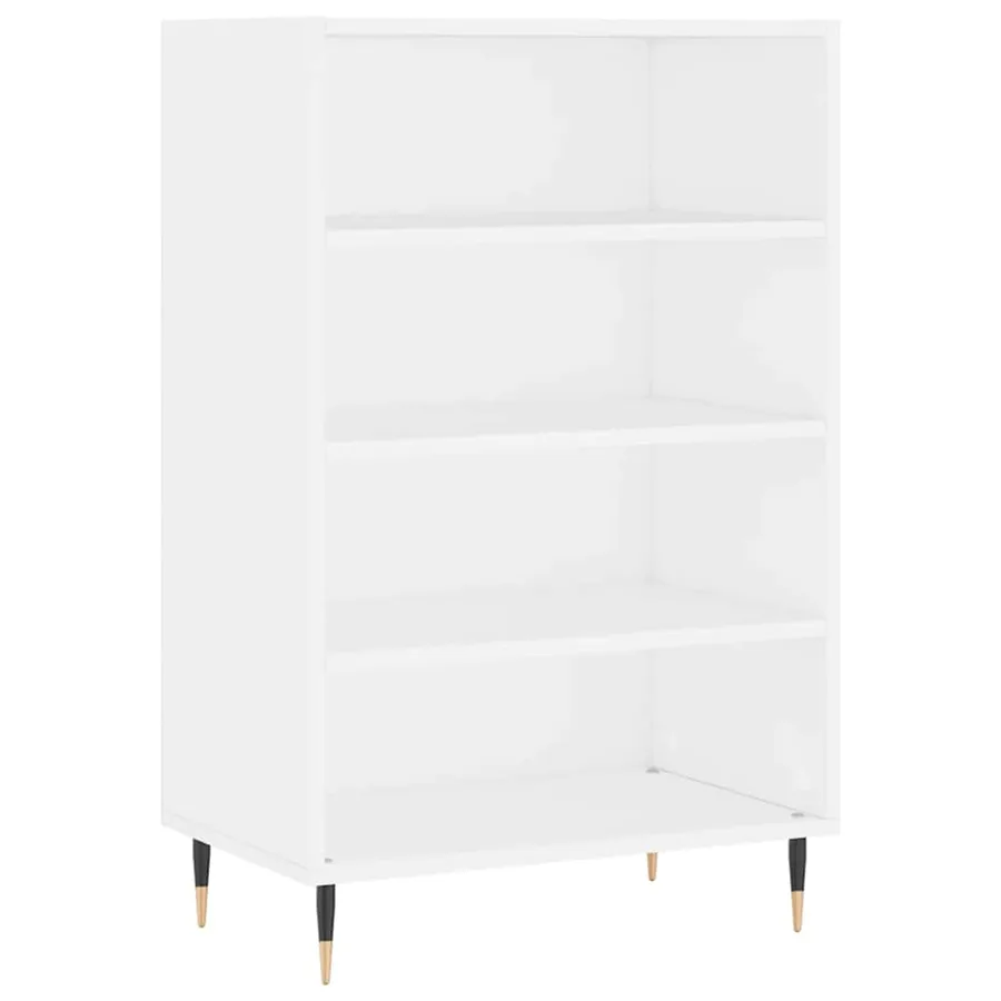 Buffet haut blanc 57x35x90 cm bois d'ingénierie - 2