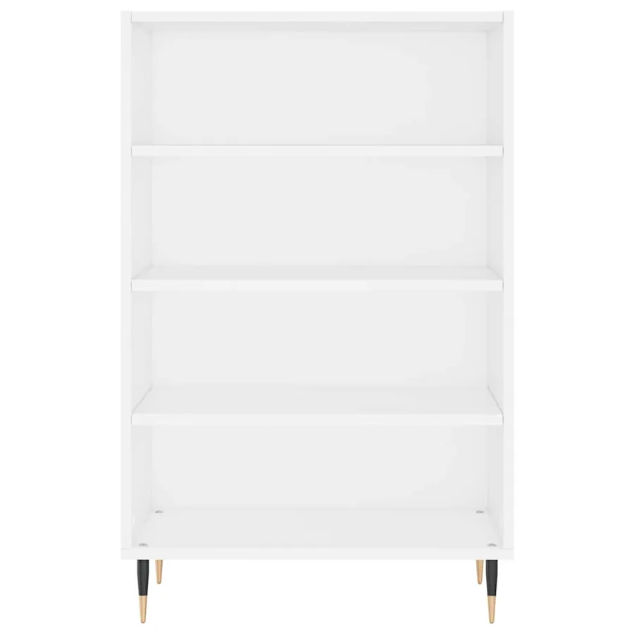 Buffet haut blanc 57x35x90 cm bois d'ingénierie - 4