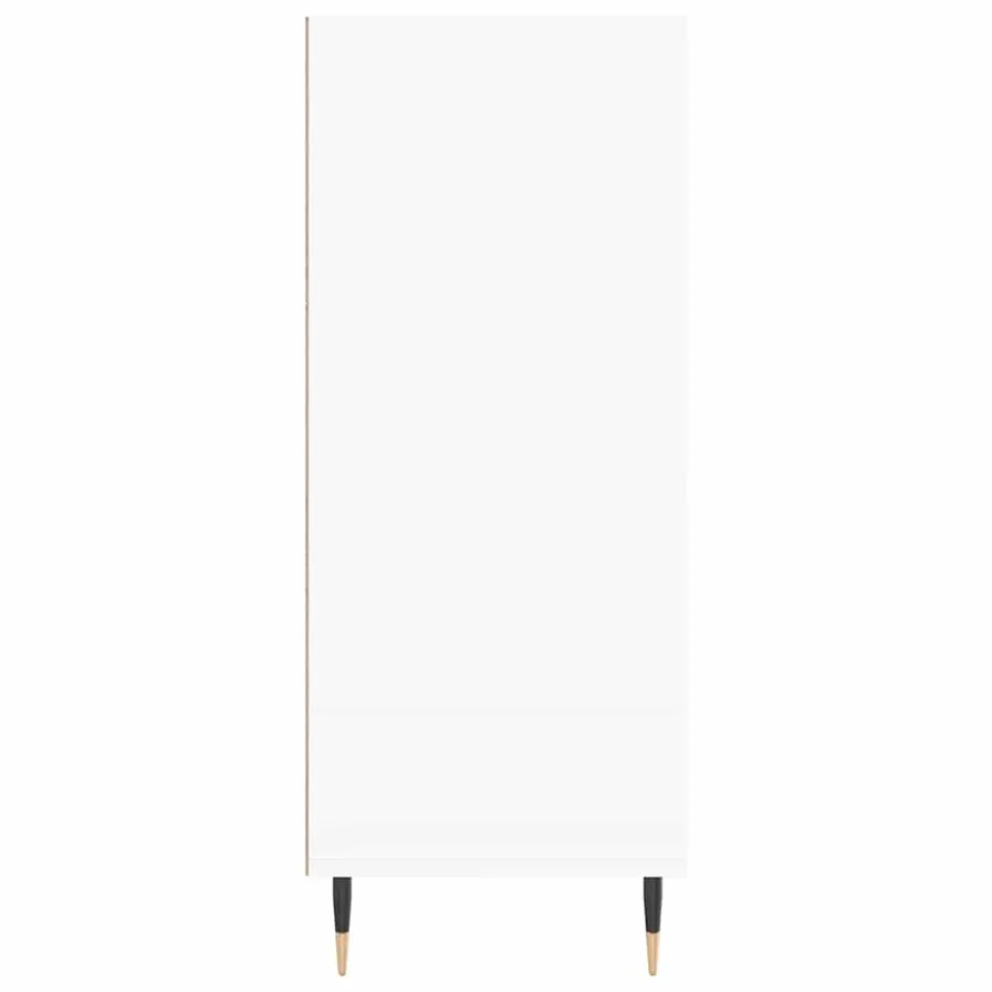 Buffet haut blanc 57x35x90 cm bois d'ingénierie - 5