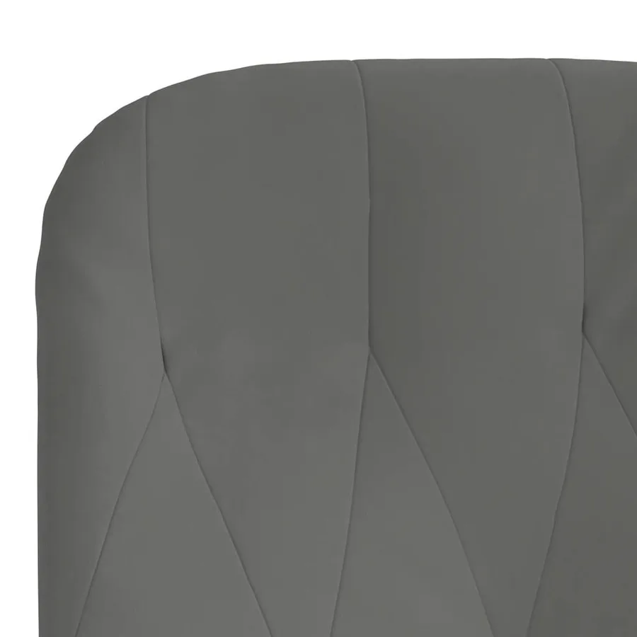 Chaise de relaxation Gris foncé Velours - 6