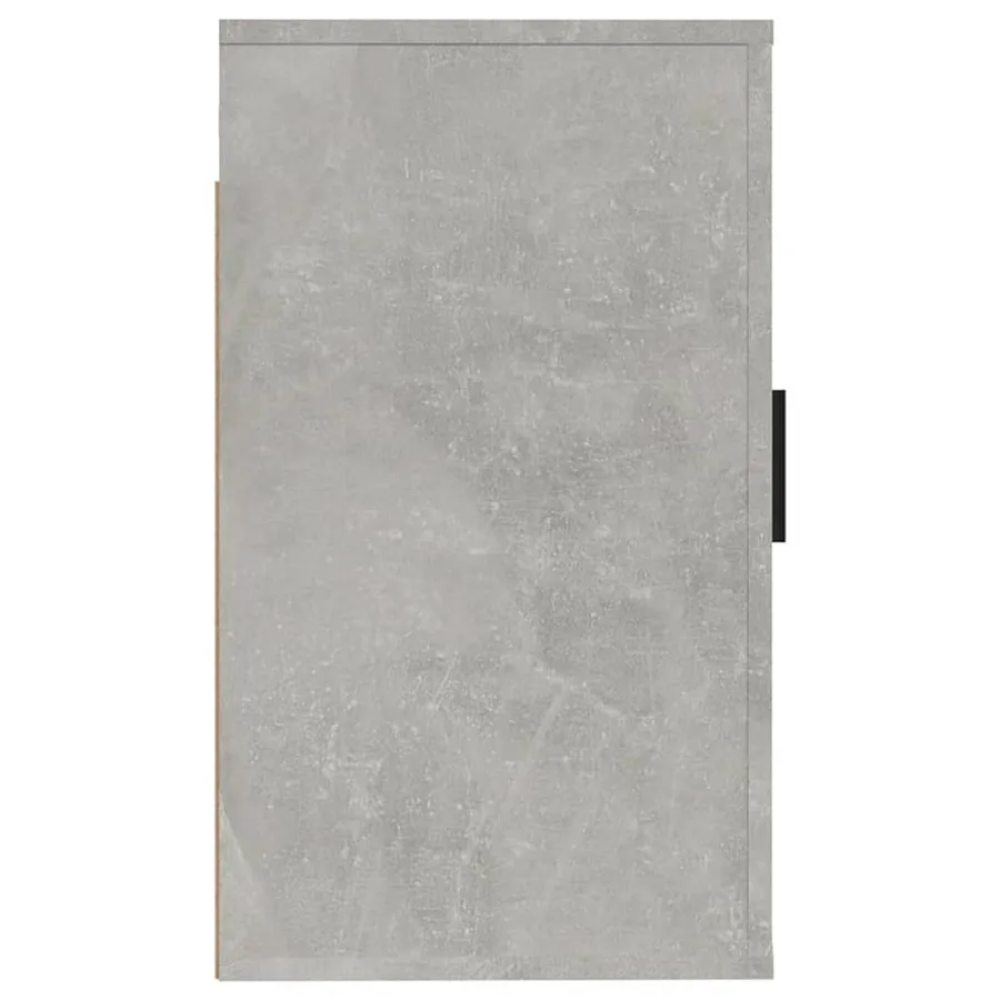 Meuble TV mural Gris béton 40x34,5x60 cm - 6
