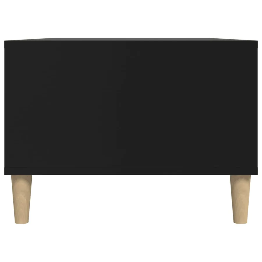 Table basse Noir 90x50x36,5 cm Bois d'ingénierie - 8