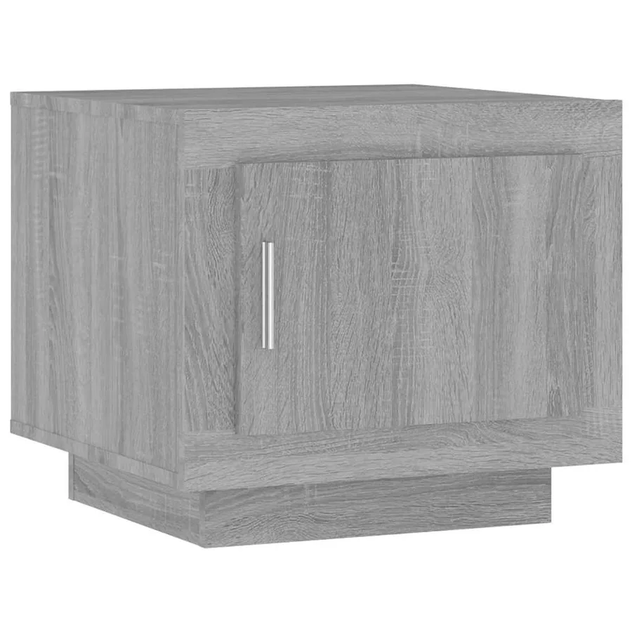 Table basse sonoma gris 51x50x45 cm bois d'ingénierie - 2