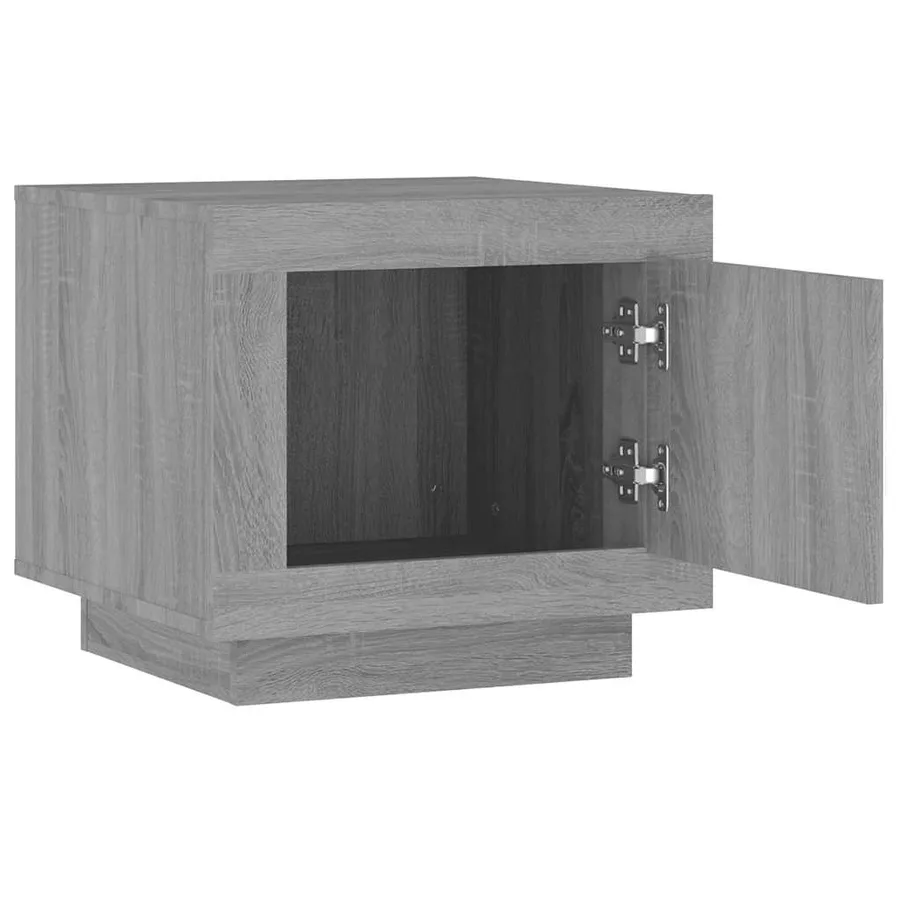 Table basse sonoma gris 51x50x45 cm bois d'ingénierie - 7