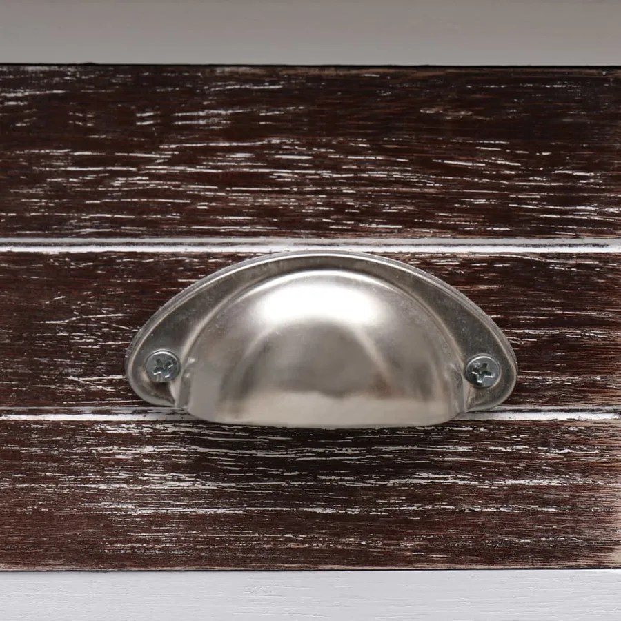 Table d'appoint Marron 40x40x40 cm Bois de Paulownia - 7