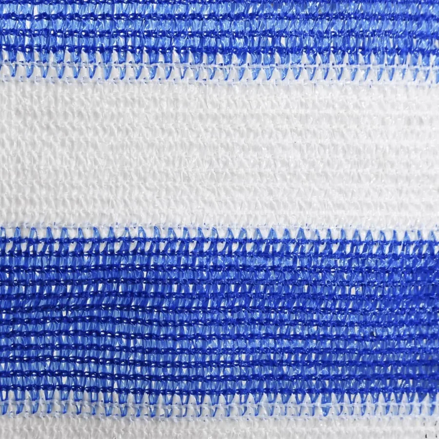 Écran de balcon Bleu et blanc 90x300 cm PEHD - 3