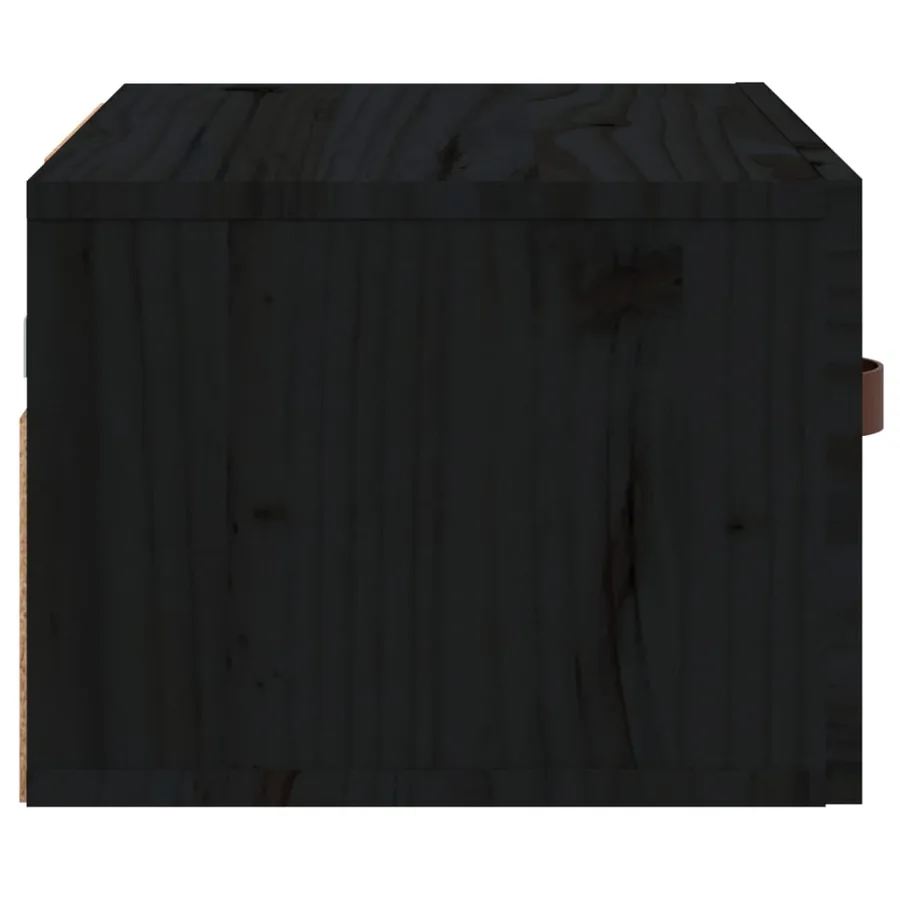 Tables de chevet murales 2 pcs Noir 40x29,5x22 cm - 7