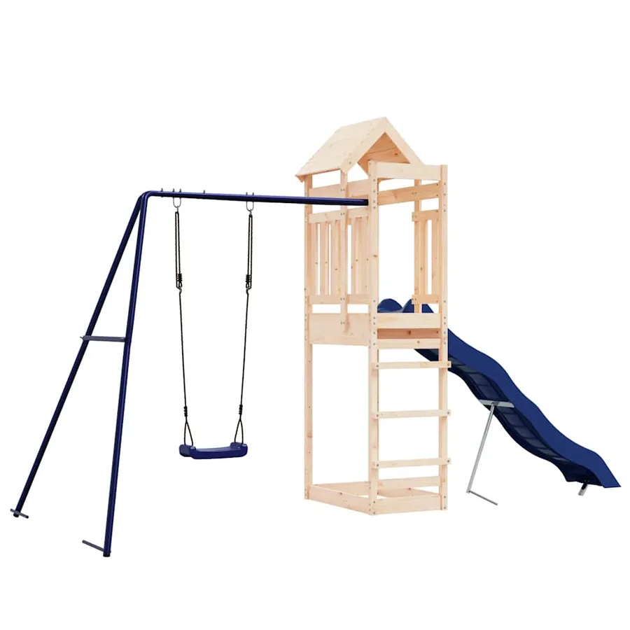 Aire de jeux d'extérieur bois de pin massif - 2