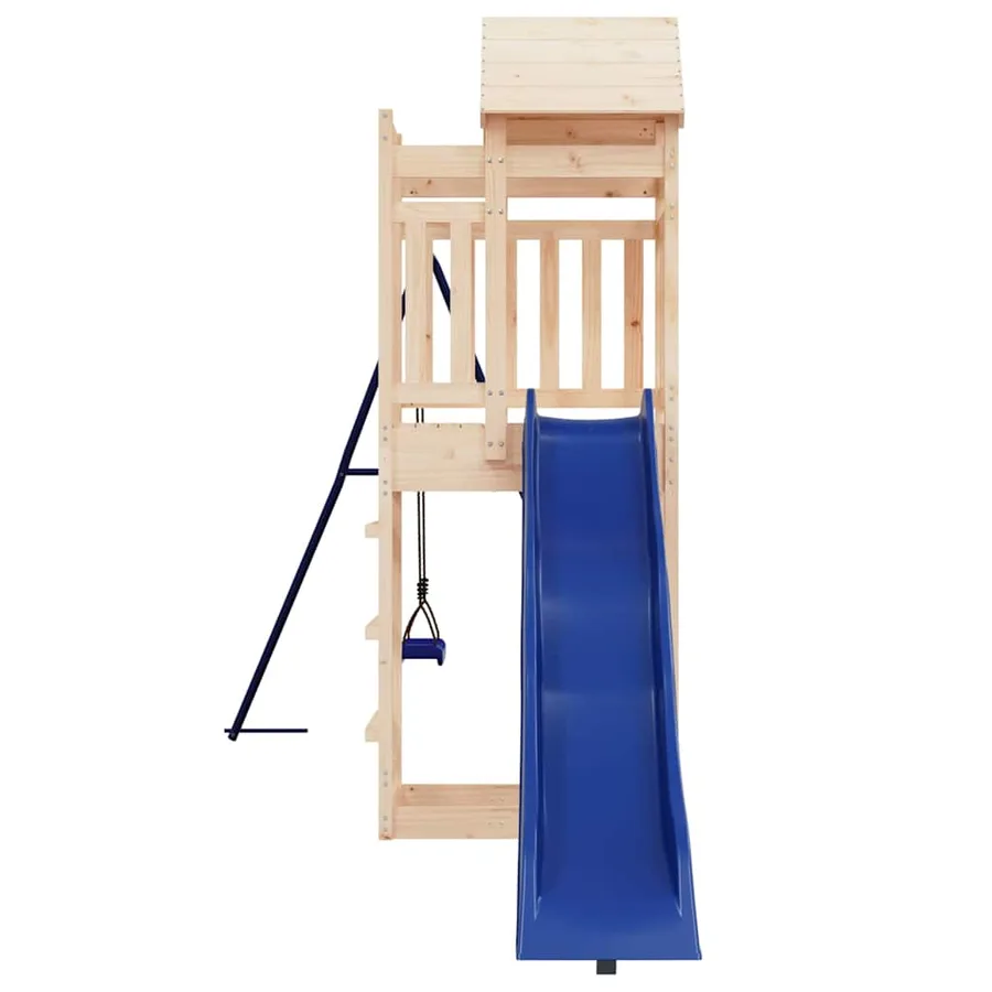 Aire de jeux d'extérieur bois de pin massif - 6