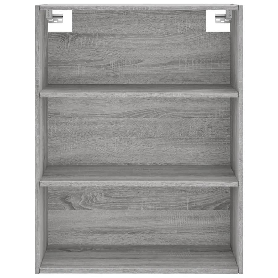 Buffet haut Sonoma gris 69,5x34x180 cm Bois d'ingénierie - 6