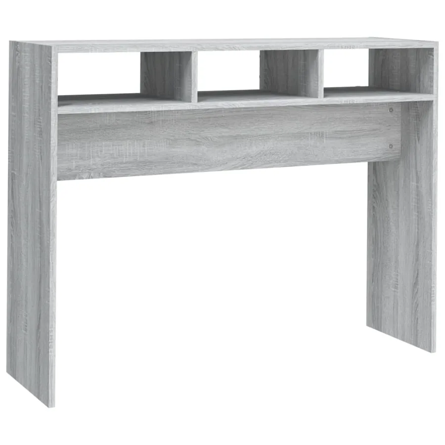 Table console Sonoma gris 105x30x80 cm Bois d'ingénierie - 2