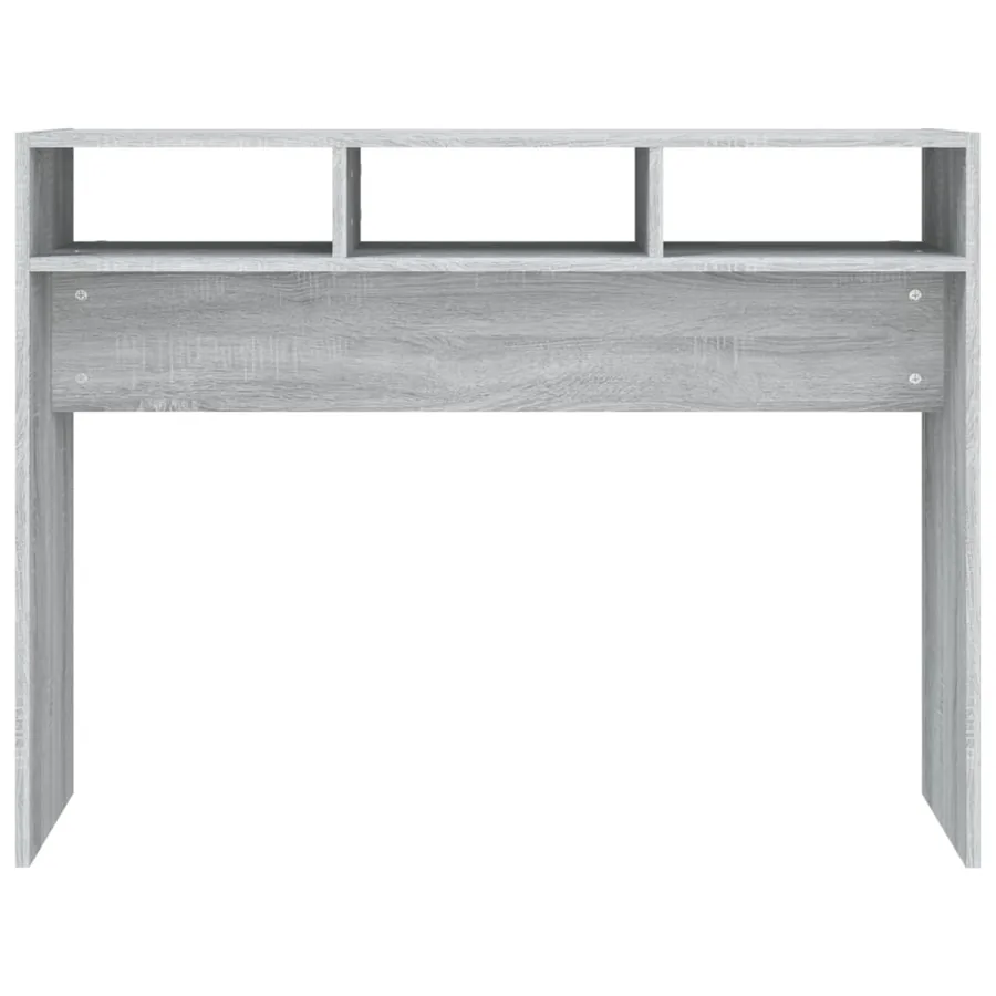 Table console Sonoma gris 105x30x80 cm Bois d'ingénierie - 4