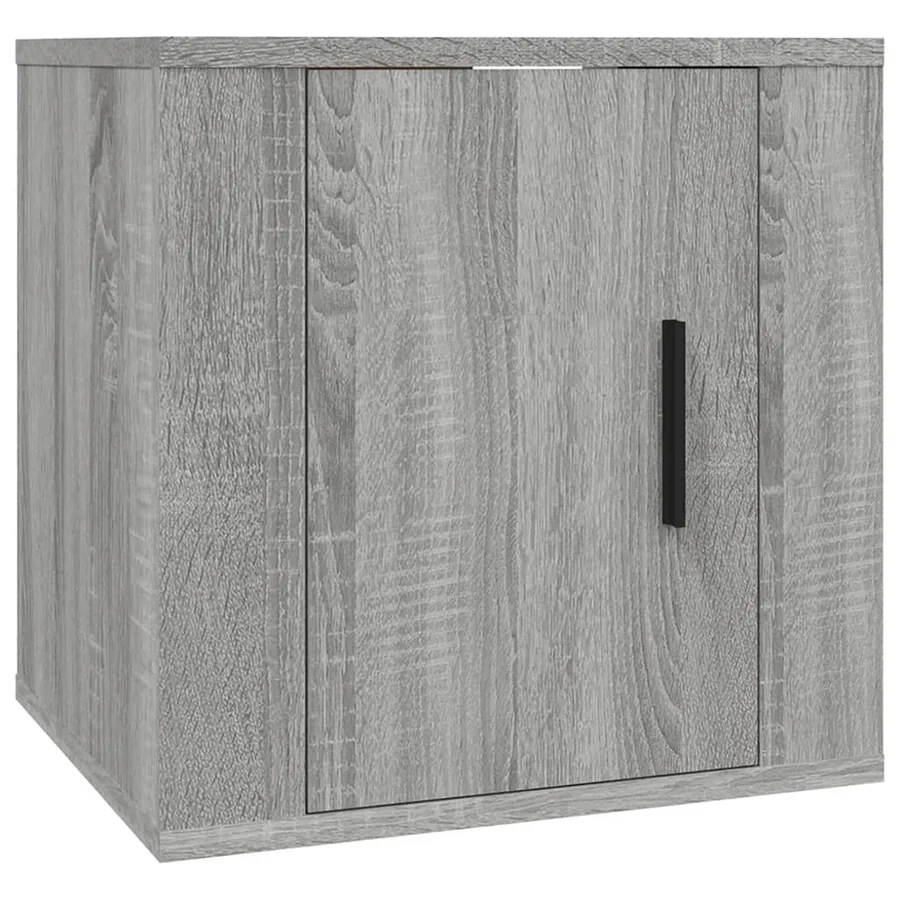 Meubles TV muraux 2 pcs Sonoma gris 40x34,5x40 cm - 4
