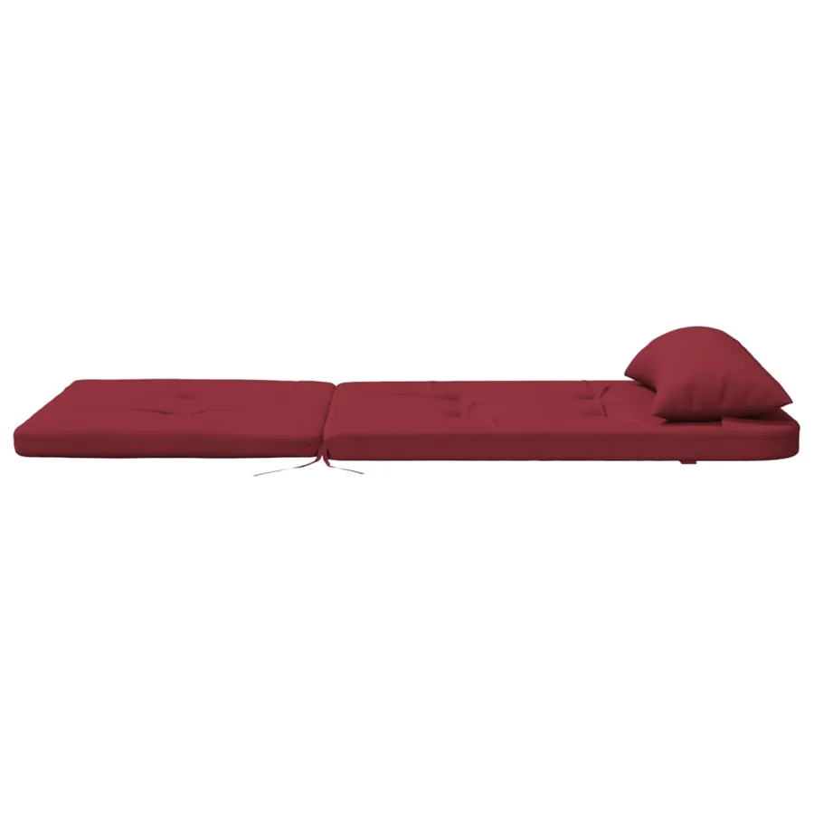 Coussins de chaise adirondack lot de 2 rouge bordeaux - 7