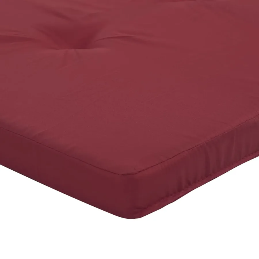 Coussins de chaise adirondack lot de 2 rouge bordeaux - 9