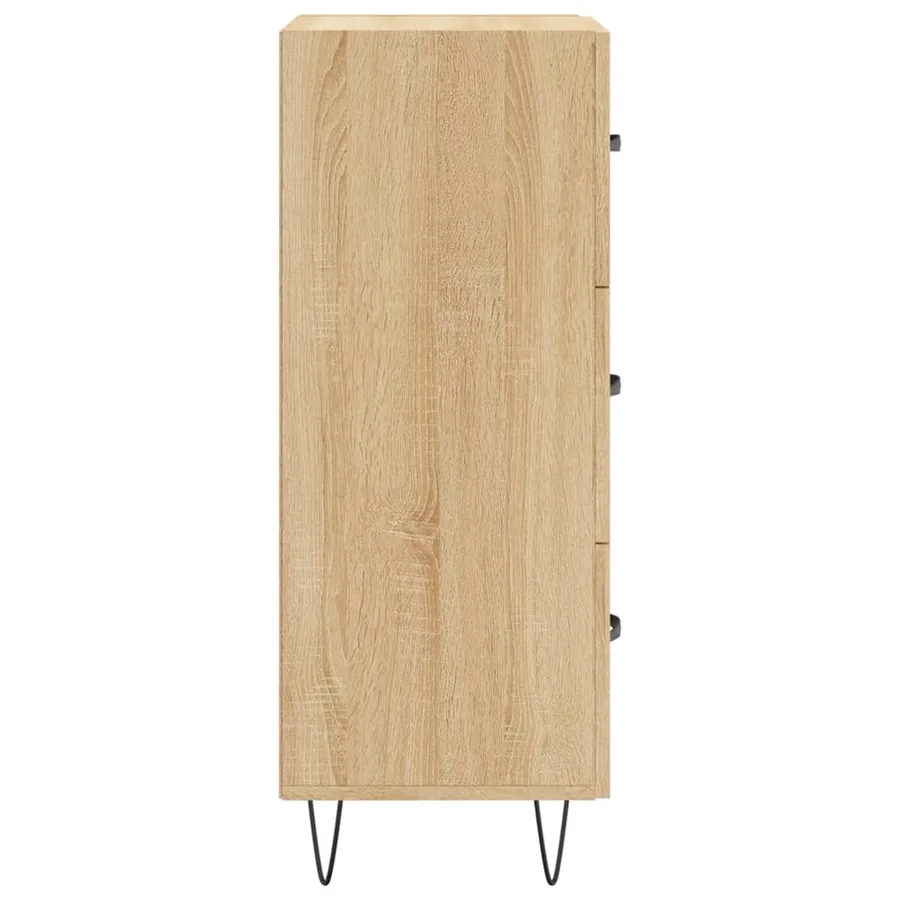 Buffet Chêne sonoma 34,5x34x90 cm Bois d'ingénierie - 7