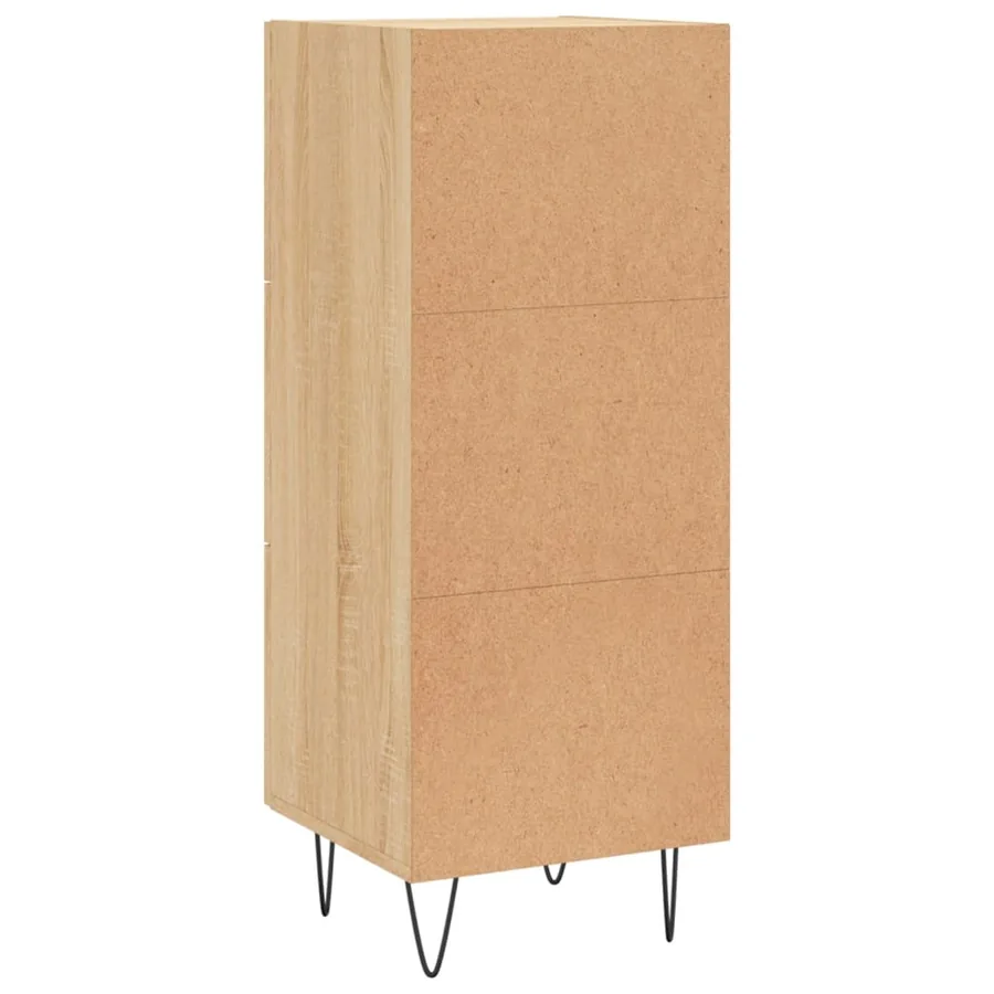 Buffet Chêne sonoma 34,5x34x90 cm Bois d'ingénierie - 8