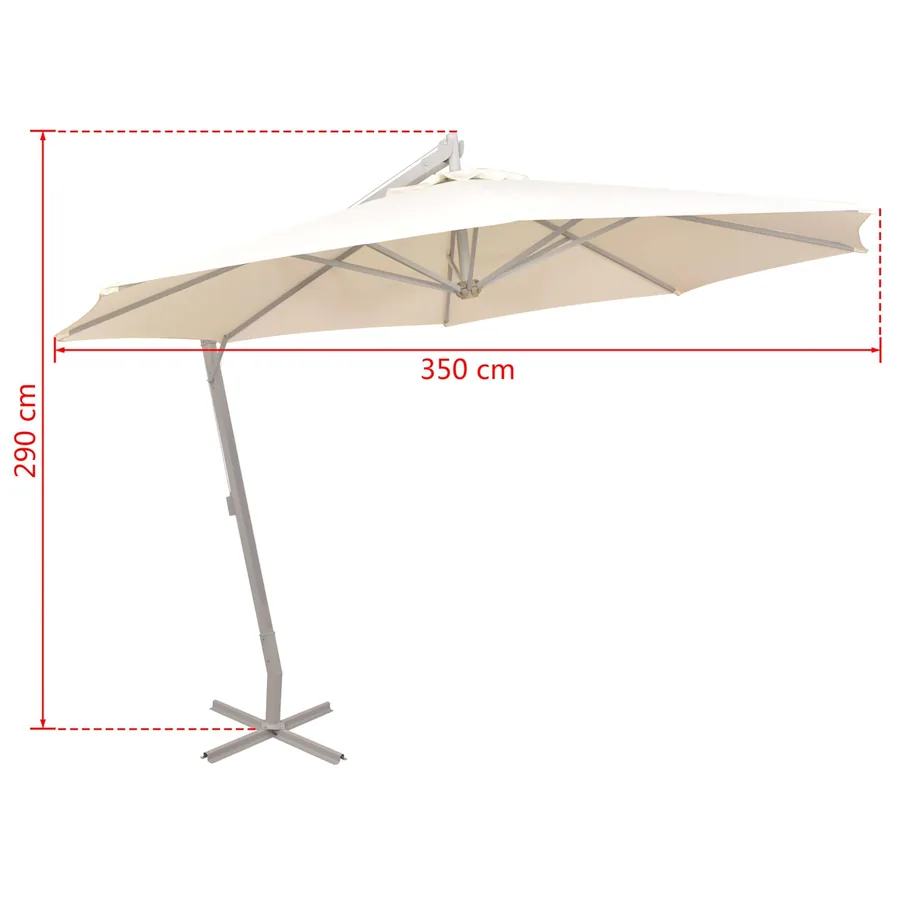 Parasols d'extérieur Beige Polyester - 8