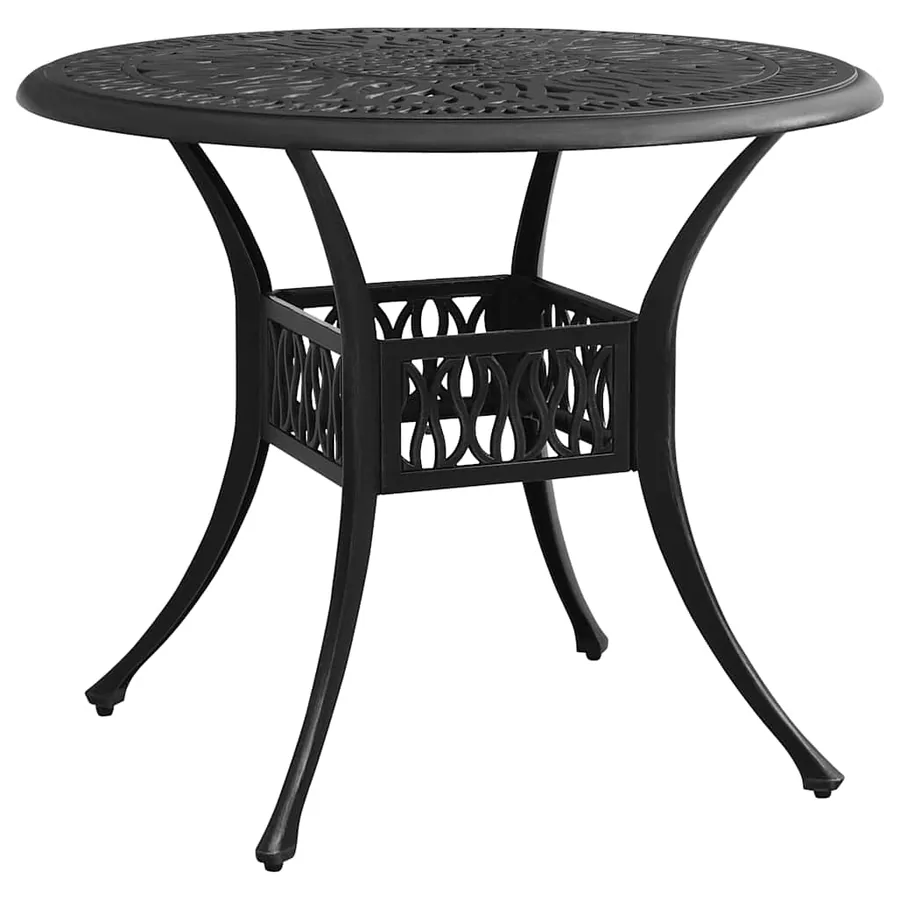 Ensemble de bistro 5 pcs Aluminium coulé Noir - 9