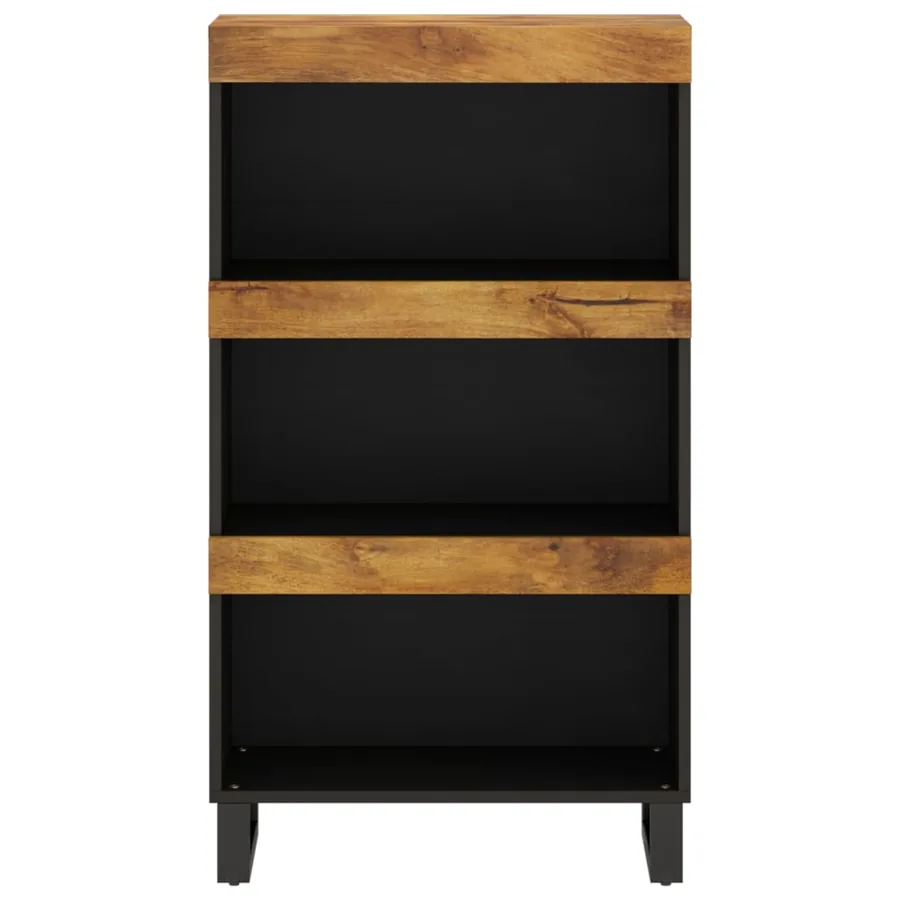 Armoire latérale 60x33x107 cm bois massif de manguier - 3