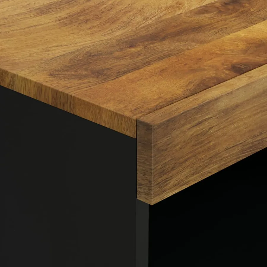 Armoire latérale 60x33x107 cm bois massif de manguier - 5