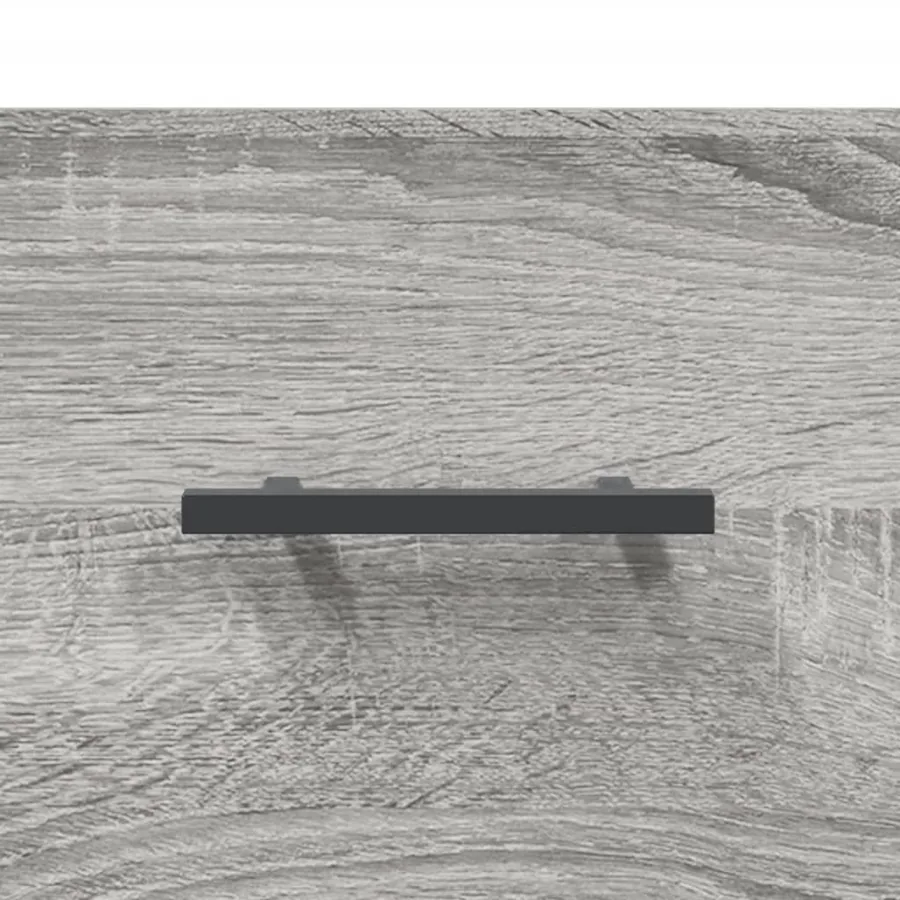 Buffet sonoma gris 69,5x34x90 cm bois d'ingénierie - 9