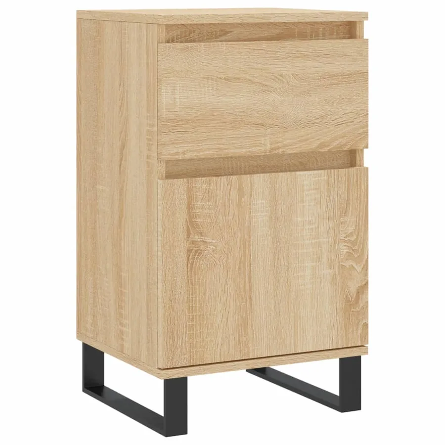 Buffet chêne sonoma 40x35x70 cm bois d'ingénierie - 2