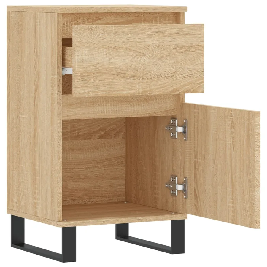 Buffet chêne sonoma 40x35x70 cm bois d'ingénierie - 4