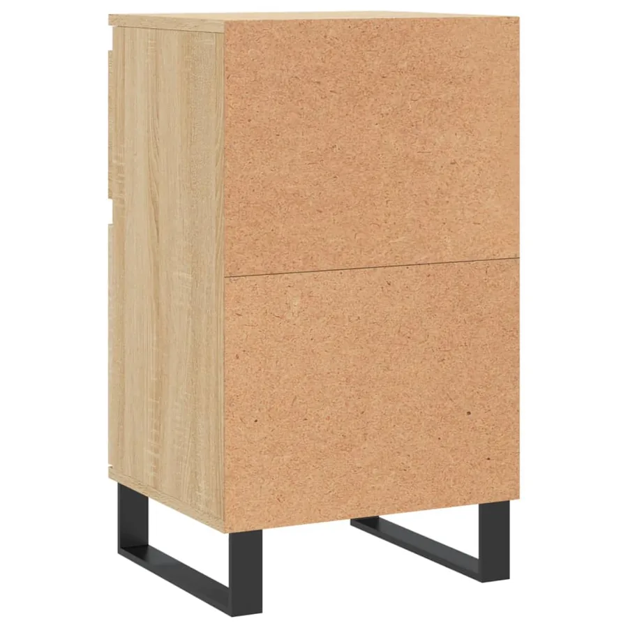 Buffet chêne sonoma 40x35x70 cm bois d'ingénierie - 5