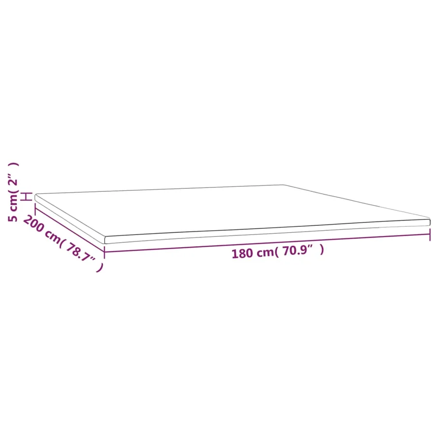Sur-matelas 180x200x5 cm - 7