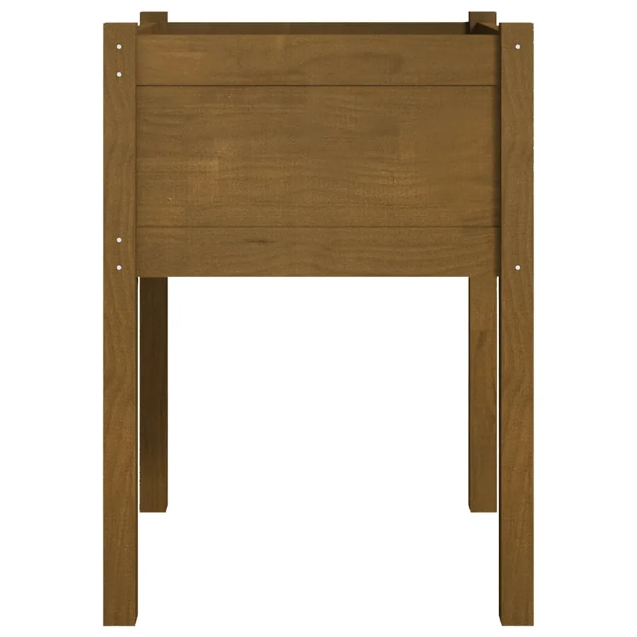 Jardinières 2 pcs Marron miel 50x50x70 cm Bois de pin massif - 5