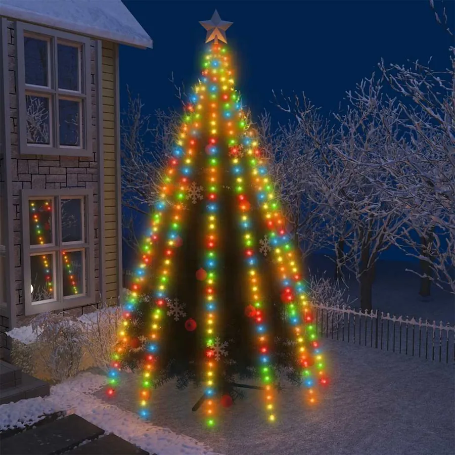 Guirlande lumineuse avec 500 LED Coloré 500 cm Int/Ext