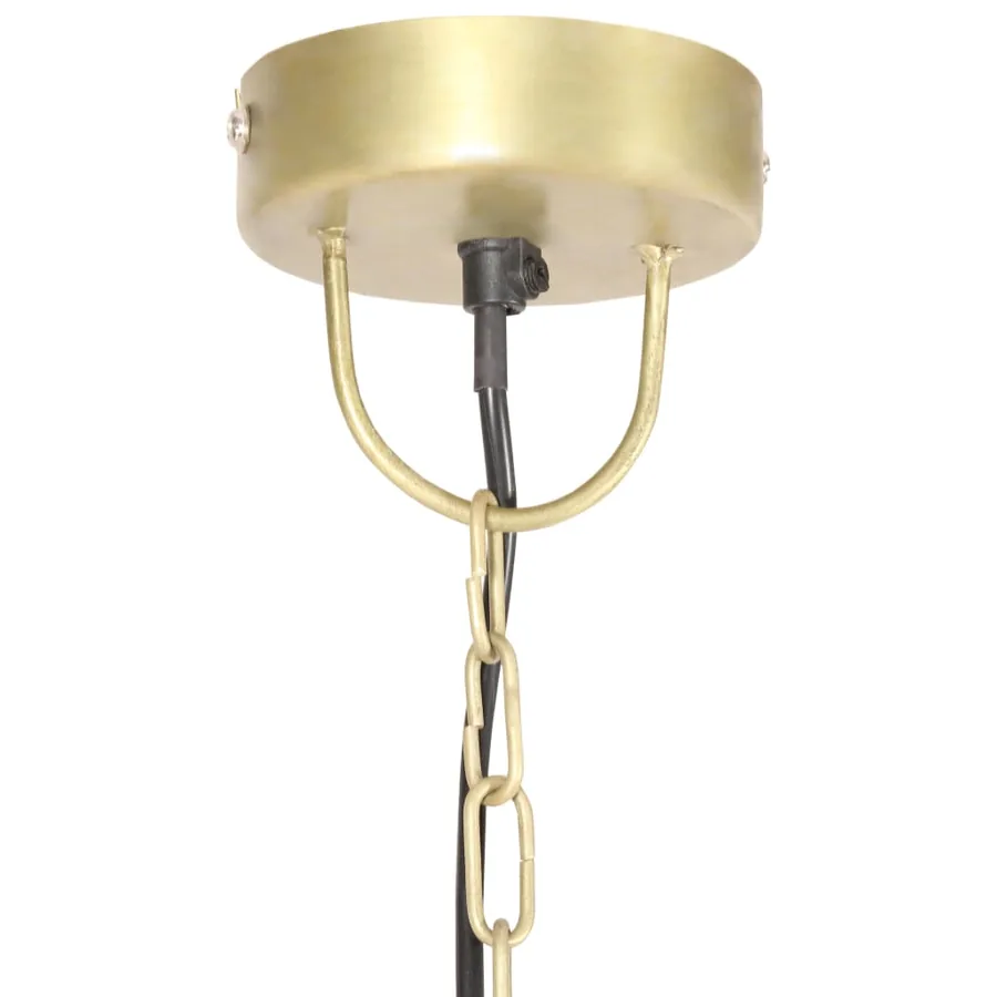 Lampe suspendue industrielle 25 W Laiton Rond 30 cm E27 - 7