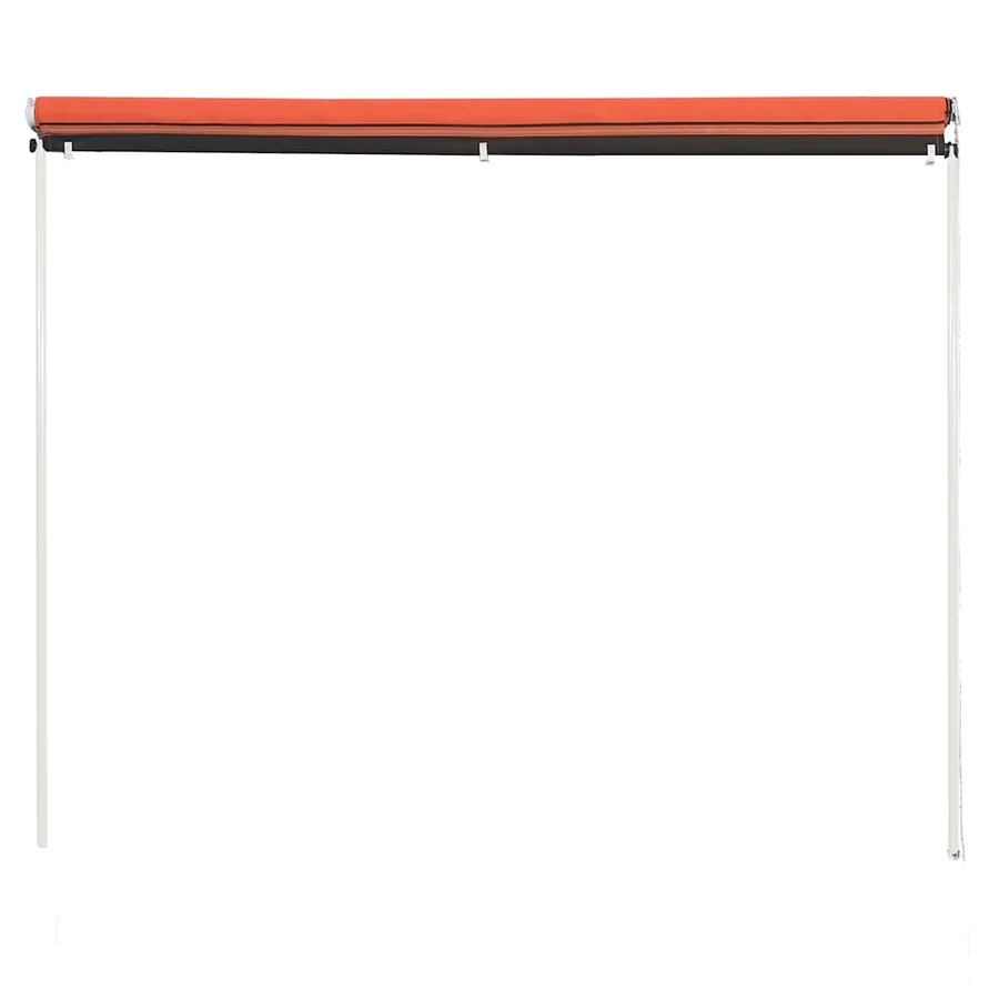 Auvent rétractable 250x150 cm Orange et marron - 2