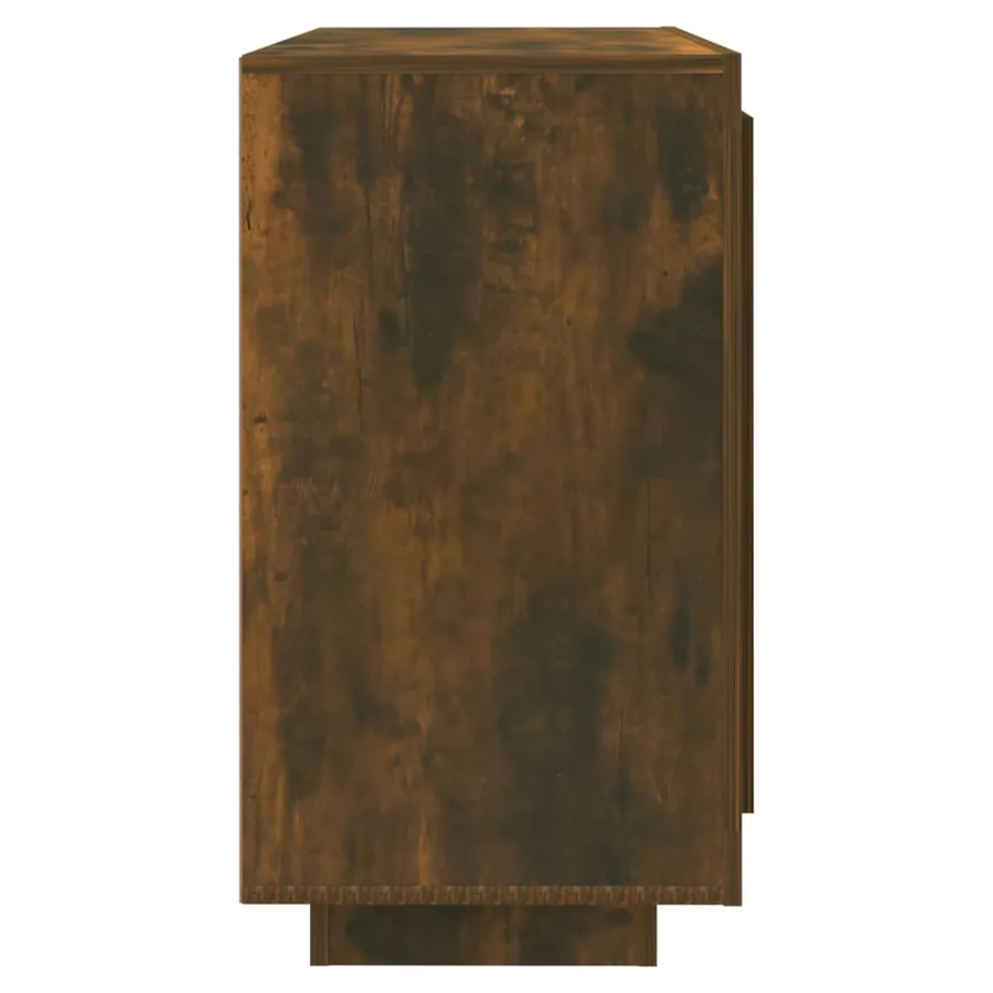 Buffet Chêne fumé 80x40x75 cm Bois d'ingénierie - 7