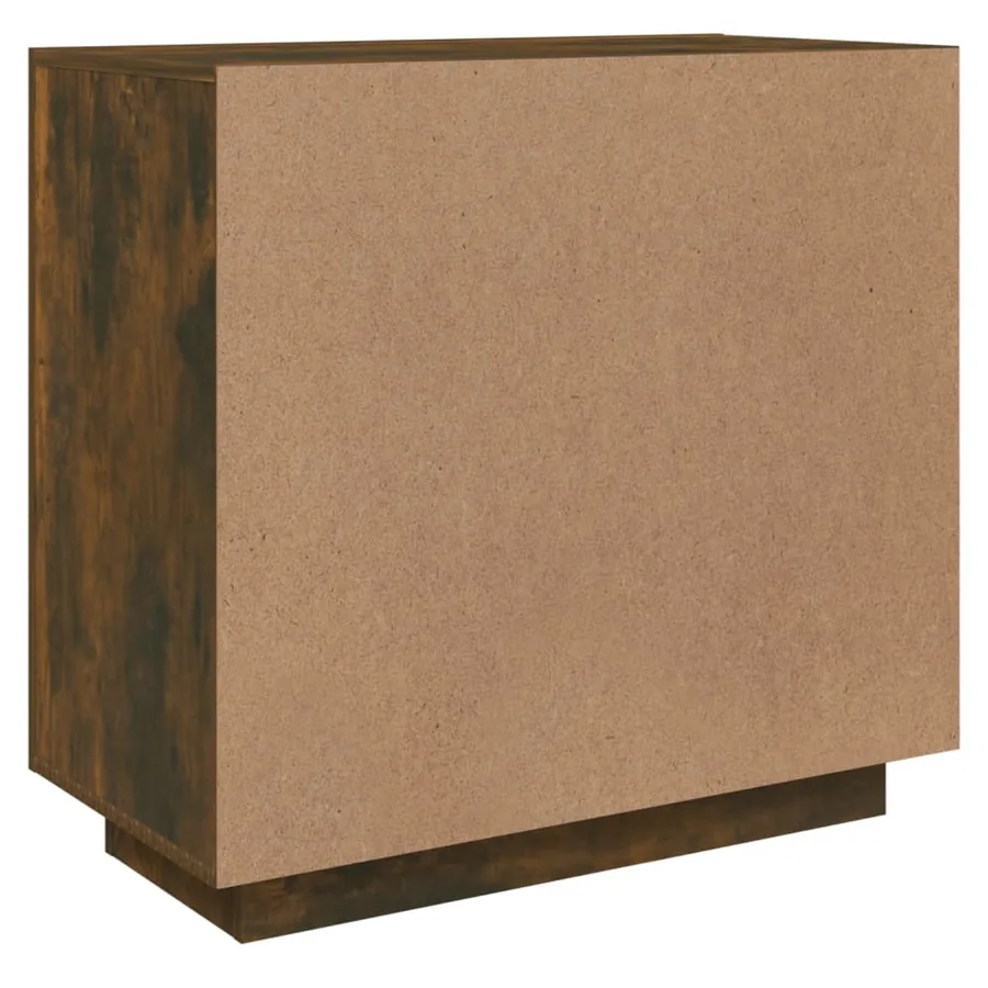 Buffet Chêne fumé 80x40x75 cm Bois d'ingénierie - 8