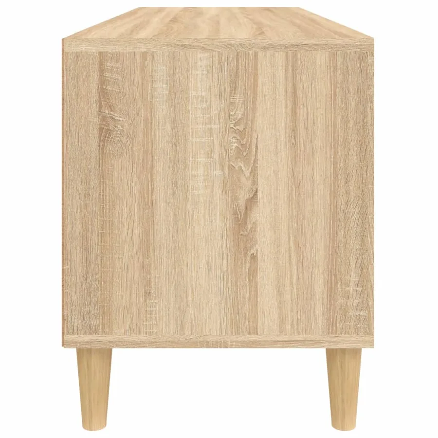 Meuble TV chêne sonoma 100x34,5x44,5 cm bois d'ingénierie - 7