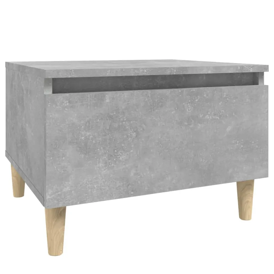 Tables d'appoint 2 pcs Gris béton 50x46x35 cm Bois d'ingénierie - 7